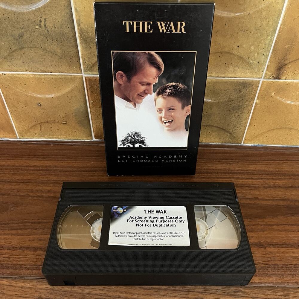The War VHS 1994 Special Academy Screener Letterboxed Version FYC Universal
